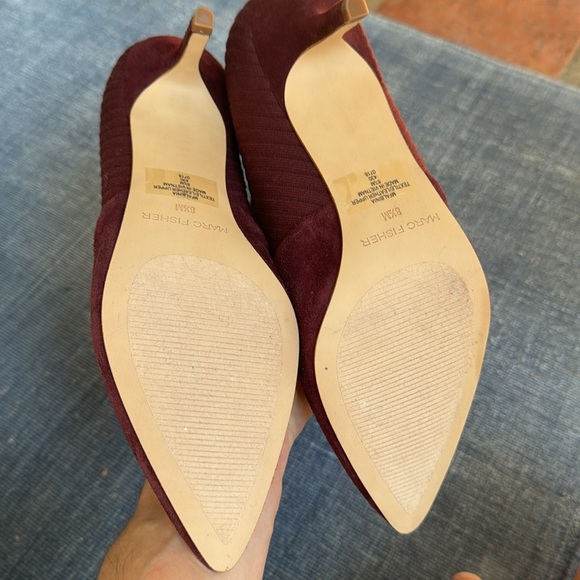 Like New! Marc Fisher Faux Suede Knit Sock Boot - Picture 4 of 6